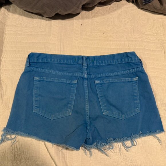 J Brand Blue Bonnet Cut Off Denim Shorts Size: 29 - Picture 4 of 9